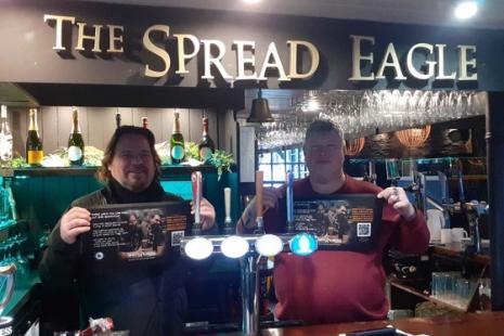 Spread Eagle Bar Staff