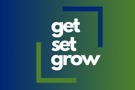 GET SET GROW square logo